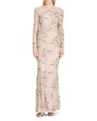 Lauren Ralph Lauren Embellished Tulle Gown