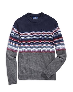 Vineyard Vines Fair Isle Classic Fit Crewneck Sweater