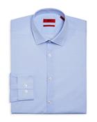 Hugo Cotton Micro Geo Print Slim Fit Dress Shirt
