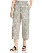 Eileen Fisher Graphic Print Culottes