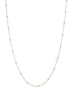 Moon & Meadow 14k Yellow Gold And Bead Chain Necklace, 18 - 100% Exclusive