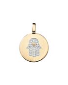 Charmbar Reversible Hamsa Hand Charm In Sterling Silver Or 14k Gold-plated Sterling Silver