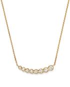 Kc Designs Diamond Graduating Bezel Pendant Necklace In 14k Yellow Gold, 16