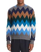Moncler Zig-zag Wool Sweater