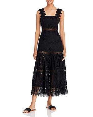 Waimari Sireneuse Lace Midi Dress