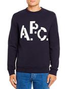 A.p.c. Decale Heavyweight Logo Graphic Sweatshirt