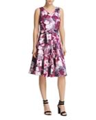 Donna Karan New York Floral Scuba Dress