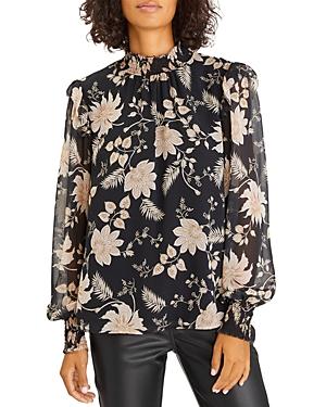 Sanctuary Bold Floral Popover Blouse