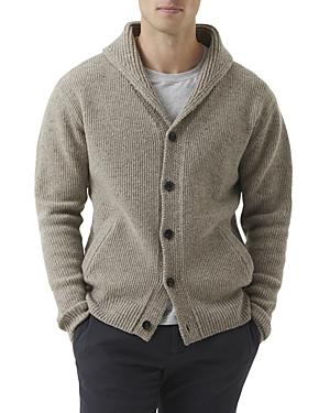 Rodd & Gunn South Hagely Wool Donegal Fleck Regular Fit Shawl Collar Cardigan