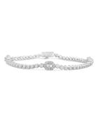 Bloomingdale's Diamond Round & Emerald Cut Bracelet In 14k White Gold, 2.25 Ct. T.w. - 100% Exclusive