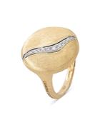 Marco Bicego 18k White & Yellow Gold Jaipur Diamond Swirl Ring