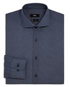 Boss Jason Circle-print Slim-fit Dress Shirt