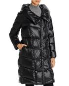 Donna Karan New York Cocoon Hooded Puffer Coat
