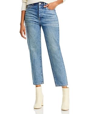 Blanknyc Rhinestone Straight Leg Crop Jeans In Spitting Image