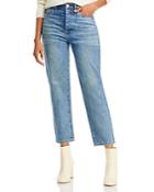Blanknyc Rhinestone Straight Leg Crop Jeans In Spitting Image