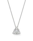 Bloomingdale's Diamond Cluster Pendant Necklace In 14k White Gold, .25 Ct. T.w, 18 - 100% Exclusive