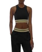 Helmut Lang Ribbed Cropped Top