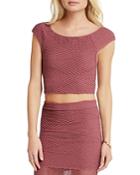 Bcbgeneration Seamless Ribbed Crop Top