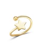 Moon & Meadow Polished Star Open Ring In 14k Yellow Gold - 100% Exclusive