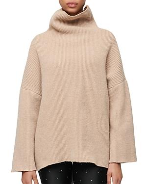 Maje Marlene Oversized Turtleneck Sweater