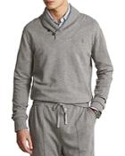 Polo Ralph Lauren Luxury Jersey Regular Fit Shaw Collar Sweater
