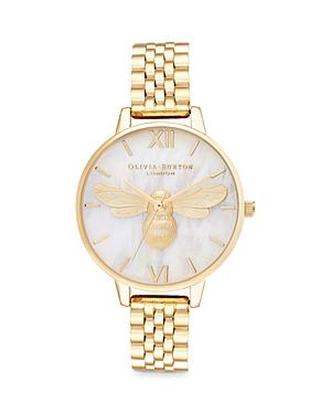 Olivia Burton Lucky Bee Bracelet Watch, 34mm