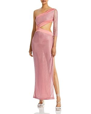 Alice And Olivia Michele Mesh Cutout Gown