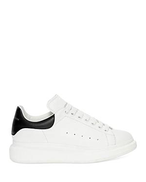 Alexander Mcqueen Men's Oversized Leather Heel Detail Sneakers