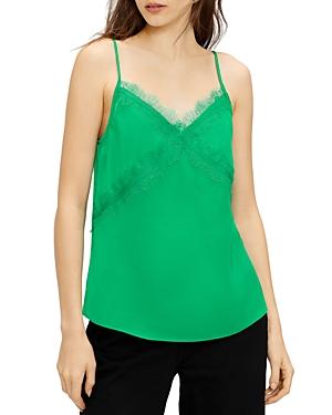 Ted Baker Lace Trimmed Credp De Chine Camisole