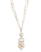 Carolee Cultured Freshwater Pearl Tasseled Pendant Necklace, 18 Or 36
