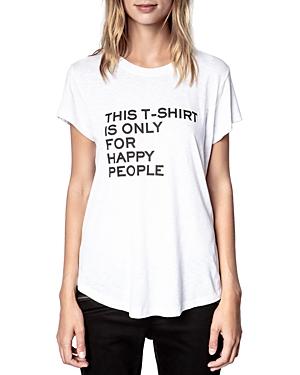 Zadig & Voltaire Woop Happy People Tee