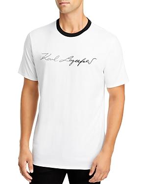 Karl Lagerfeld Paris Shiny Signature Tee