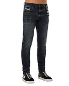 Diesel D Strukt Jeans, In Black