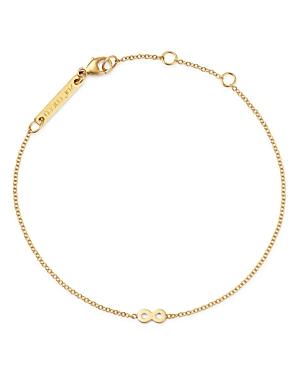 Zoe Chicco Itty Bitty 14k Yellow Gold Infinity Charm Bracelet