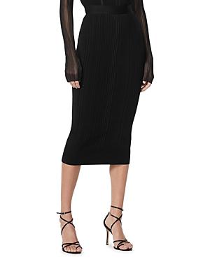Herve Leger Variegated Rib Pencil Skirt