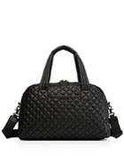 Mz Wallace Jimmy Small Quilted Nylon Weekender Bag