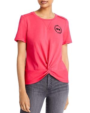 Karl Lagerfeld Paris Twist Front Tee
