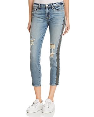 Hudson Nico Mid Rise Ankle Super Skinny Jeans In Fixate