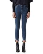 Agolde Sophie High Rise Crop Skinny Jeans In Discretion
