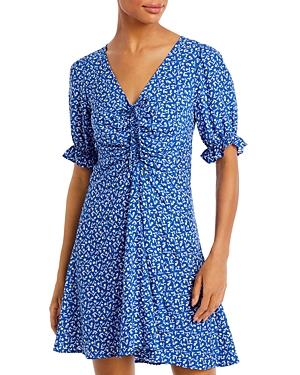 Faithfull The Brand Palma Floral Print Mini Dress