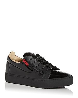 Giuseppe Zanotti Men's Vernice Low Top Sneakers
