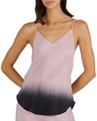 Atm Anthony Thomas Melillo Silk Charmeuse Dip Dyed Top