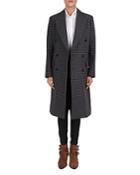 The Kooples Cappotto Double-breasted Check-print Coat