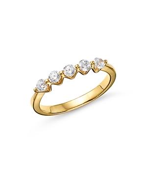 Bloomingdale's Diamond 5-stone Band In 14k Yellow Gold, 0.50 Ct. T.w. - 100% Exclusive