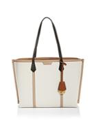 Tory Burch Perry Color Blocked Leather Tote