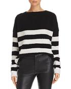 Atm Anthony Thomas Melillo Striped Chenille Sweater