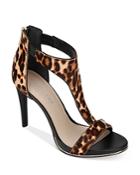 Kenneth Cole Women's Brooke Leopard-print T-strap Sandals