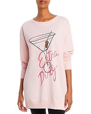 Wildfox Extra Dirty Elongated Crewneck Sweater