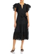 Rails Gia Eyelet Sleeve Dress