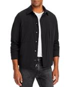Michael Kors Nylon Blend Solid Regular Fit Tech Shirt Jacket
